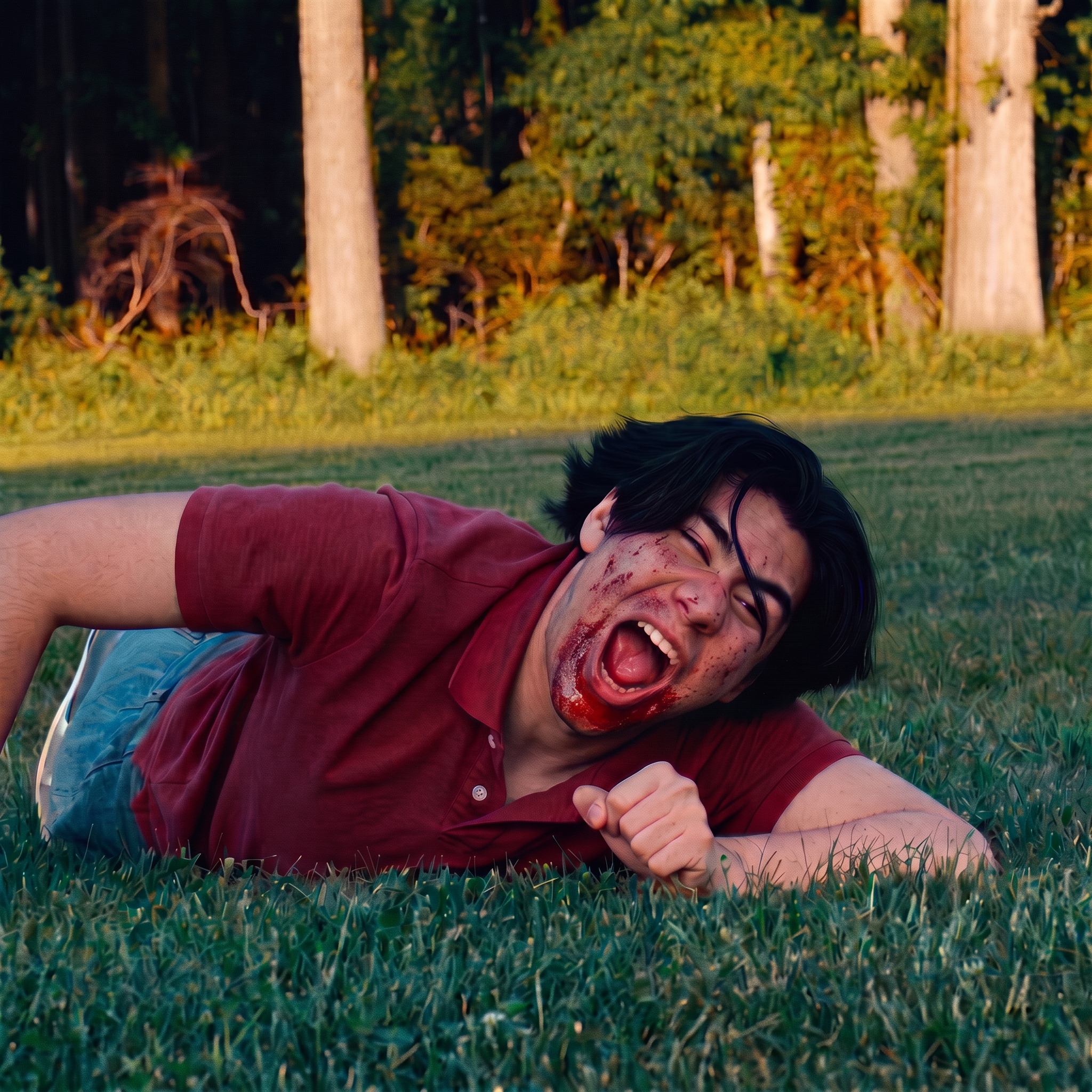 Afterimage — field scream still from short film